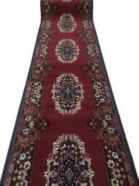 chodnik-okazja-dywanowy-bcf-medalion-bordo-mocny-100cm-fortero