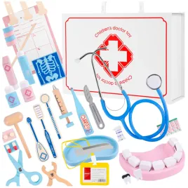 drewniany-zestaw-malego-lekarza-apteczka-stetoskop-dentysta-akcesoria-58-el