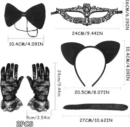 akcesoria-stroj-kocicy-kota-koronkowa-maska-komplet-zestaw-uszka-kostium