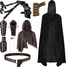 stroj-kostium-rycerza-sredniowieczny-komplet-peleryna-wiedzmin-halloween