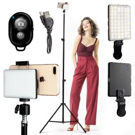 zestaw-do-streamingu-uchwyt-na-telefon-z-lampa-led-na-statywie-pilot