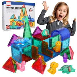 klocki-magnetyczne-konstrukcyjne-zestaw-dla-dzieci-z-dinozaurami-45-elem