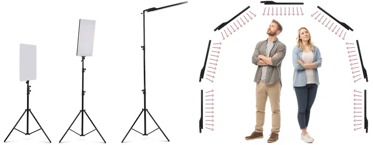 lampa-panel-led-bicolor-enso-320-100w-statyw-pilot-stan-nowy-marka-cinegen