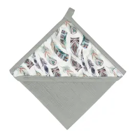 okrycie-kapielowe-85x85-muslin-grafitowe-recznik-z-kapturkiem