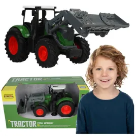 traktor-ciagnik-zielony-rolniczy-spychacz-ruchoma-lyzka-duze-gumowe-kola