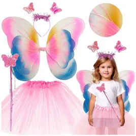stroj-kostium-motyl-skrzydla-wrozki-led-spodniczka-tutu-rozdzka-opaska-4w1