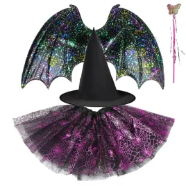 przebranie-kostium-bal-halloween-czarownica-spodnica-skrzydla-kapelusz