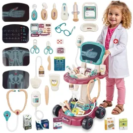 maly-lekarz-doktor-zestaw-lekarski-na-wozku-rtg-zabawa-w-doktora-dla-dzieci
