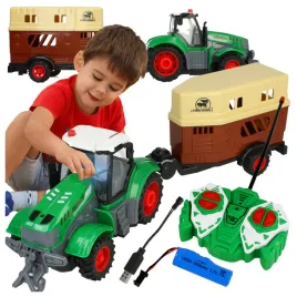 traktor-zdalnie-sterowany-na-pilota-rc-przyczepa-dla-zwierzat-zestaw-1-24