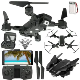 dron-d19hw-skladany-z-kamera-wi-fi-zawis-podglad-na-zywo-15min-zasieg-100m