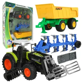 zestaw-malego-farmera-traktor-ciagnik-z-napedem-maszyny-rolnicze-przyczepa