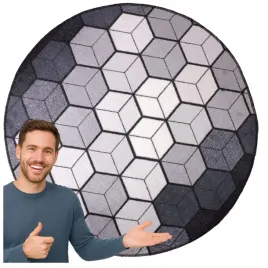 dywan-wewnetrzny-chodnik-do-salonu-pokoju-okragly-100cm-wzor-geometryczny