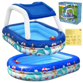 basenik-dla-dzieci-dmuchany-ogrodowy-z-daszkiem-basen-bestway-213x155-cm