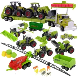ciagnik-traktor-maszyny-rolnicze-kombajn-duzy-zestaw-farmera-rolnika-23-el