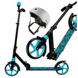 zestaw-2w1-skladana-hulajnoga-miejska-dla-dzieci-do-100kg-kask-54-58cm