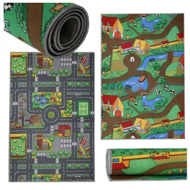 dywan-dzieciecy-dwustronny-uliczki-miasto-farma-duzy-obszywany-100x150-cm