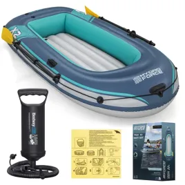 ponton-bestway-61153-niebieski-3-osobowy-232-cm-z-wioslami-i-pompka