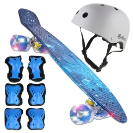 deskorolka-dziecieca-led-rgb-abec-7-56cm-kask-54-58-ochraniacze-zestaw