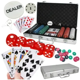 gra-poker-zestaw-do-pokera-texas-300-zetonow-karty-5-kosci-walizka-na-klucz