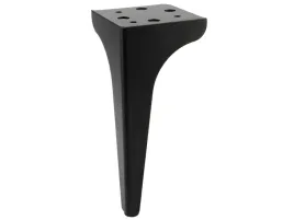 noga-nozka-stopka-meblowa-ozdobna-narozna-czarna-mat-metalowa-h-200-20-cm