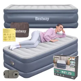 materac-dmuchany-welurowy-lozko-1os-z-pompka-230v-bestway-6713g-model-2026