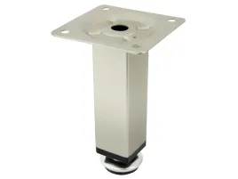 nozka-noga-stopka-meblowa-regulowana-kwadrat-25-mm-satyna-wkr-h100-10-cm