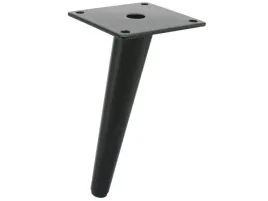 nozka-stopka-noga-meblowa-skosna-metalowa-czarna-stozek-h-150-15-cm