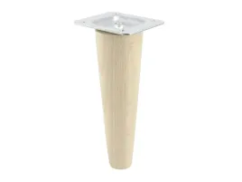 nozka-noga-stopka-meblowa-drewniana-surowa-prosta-regulowana-h-150-15-cm