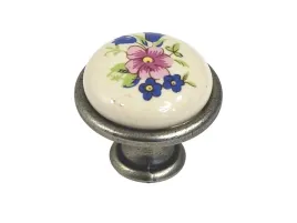 galka-uchwyt-dggp19-st-srebro-porcelana-z-kwiatem