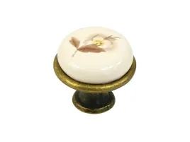 galka-uchwyt-dggp19-stare-zl-porcelana-z-kwiatem