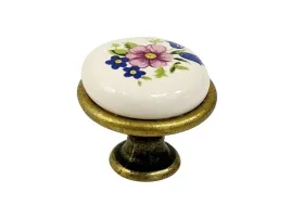 galka-uchwyt-dggp19-stare-zl-porcelana-z-kwiatem
