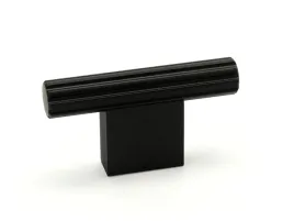 galka-uchwyt-meblowy-czarny-frezowany-ryflowany-metal-stripes-t-bar-60-mm