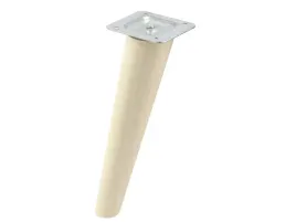 nozka-noga-stopka-meblowa-drewniana-surowa-skosna-regulowana-h-200-20-cm