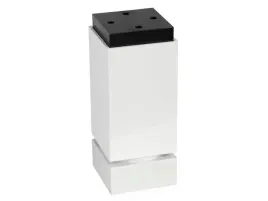 nozka-noga-stopka-meblowa-h100-10-cm-kwadrat-45-regulowana-biala-pol-filc