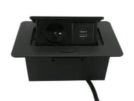 gniazdo-otwierane-wpuszczane-chowane-w-blat-czarne-male-230v-2200w-2x-usb