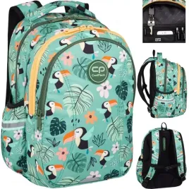 coolpack-plecak-trzykomorowy-dla-klas-1-3-joy-s-toucans-tukany-f048662