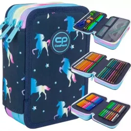 coolpack-piornik-trzykomorowy-z-wyposazeniem-jumper3-unicorn-f067670