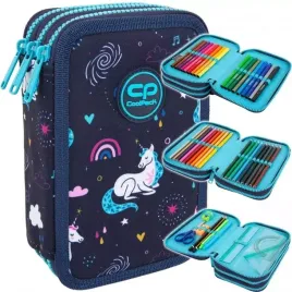 coolpack-piornik-trzykomorowy-z-wyposazeniem-jumper-3-unicorn-f067935