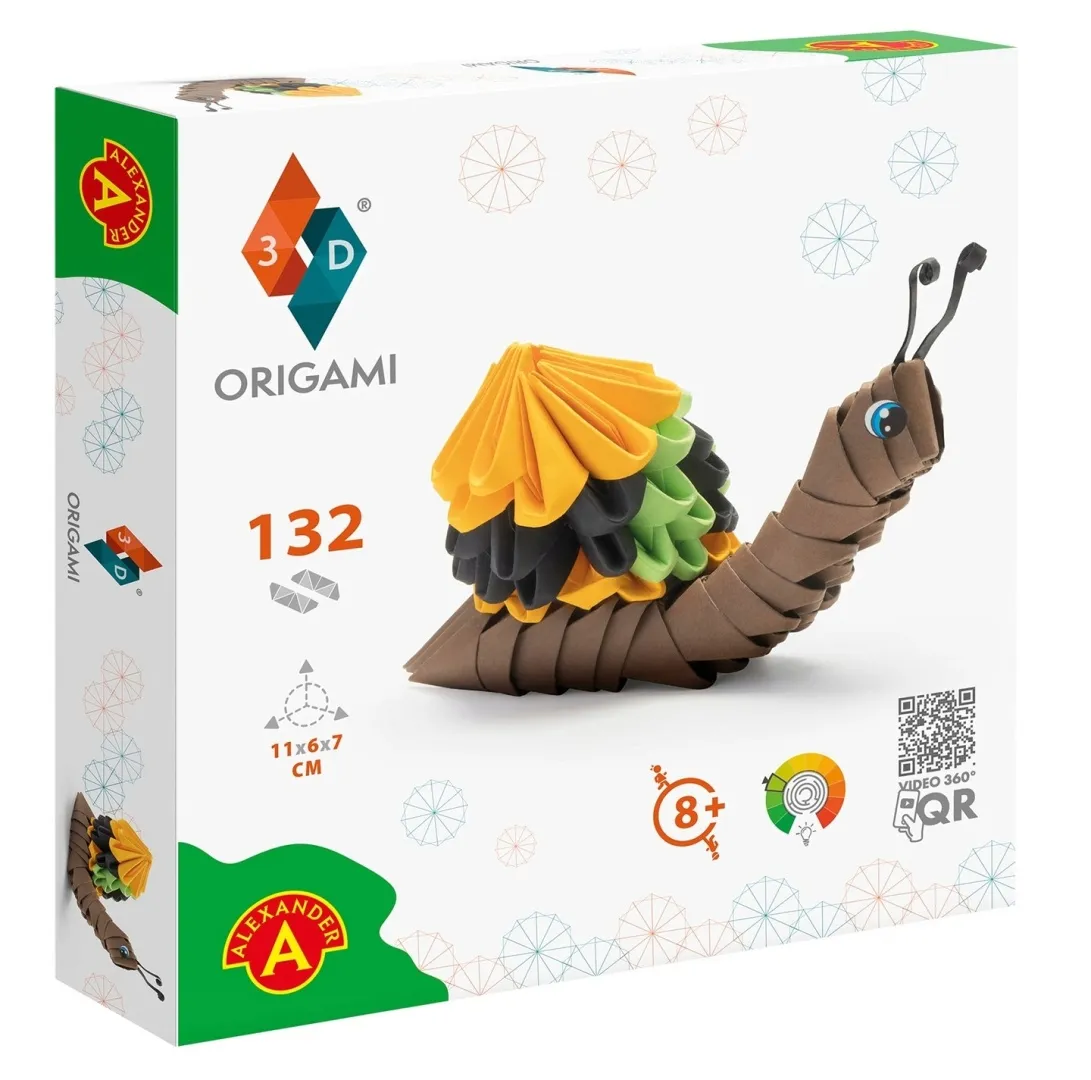 alexander-origami-3d-slimak-132-elementow-28300-stan-nowy