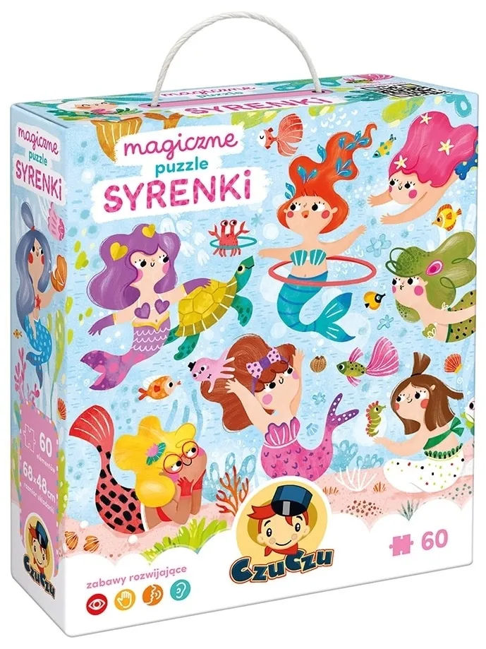 czuczu-puzzle-magiczne-syrenki-60-elementow-92399-stan-nowy