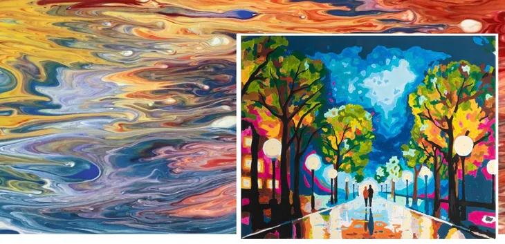 malowanie-po-numerach-park-plotno-podobrazie-50x40-stan-nowy-elementy-zestawu-pedzle-farby-wzor-na-plotnie