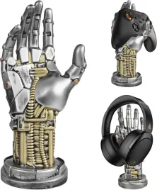 reka-cyberpunk-stojak-na-sluchawki-pady-akcesoria-futurystyczny-design
