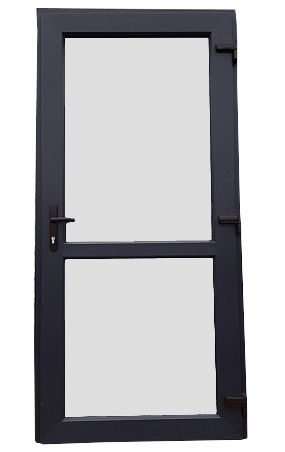 DRZWI PCV WEJŚCIOWE SKLEPOWE BIUROWE CIEPŁE 100-200 ANTRACYTOWE