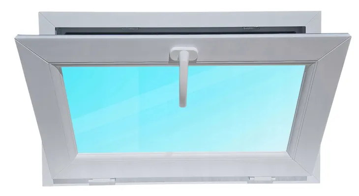 Okno PCV BIAŁE 80x50 nowe uchylane 800x500 dwuszybowe