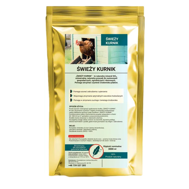 NATURALNY ŚRODEK ŚWIEŻY KURNIK PREPARAT DLA KUR (2.1 kg)