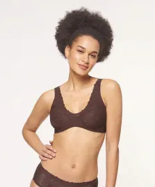 sloggi-zero-feel-lace-2-0-bralette-brazowy-xs