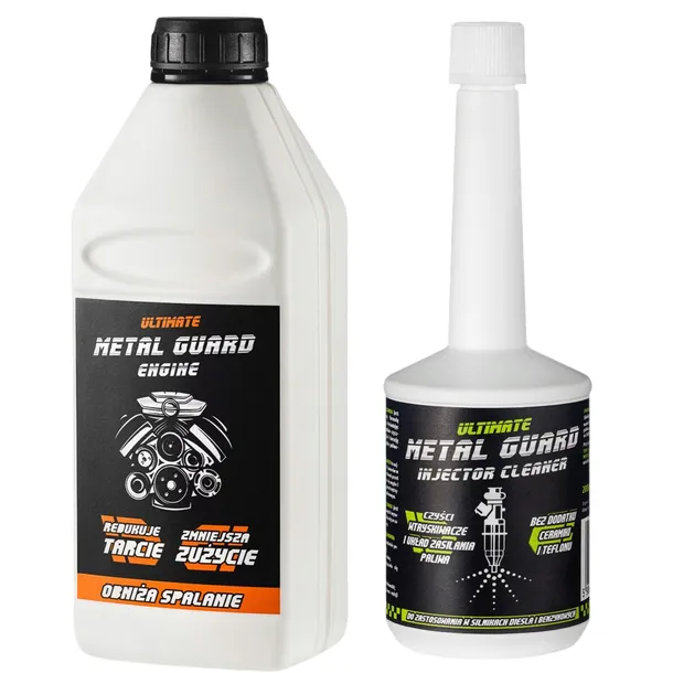 Zestaw Do Silnika Do Paliwa Dodatek Czyste wtryski Większa moc Metal Guard