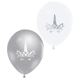 balony-godan-30-cm-12-cali-srebrne-i-biale-5-sztuk