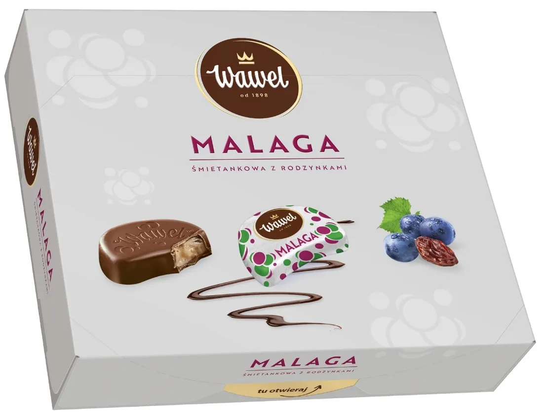 wawel-malaga-330g-stan-nowy