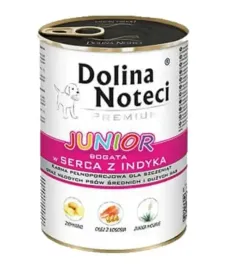 dolina-noteci-puszka-premium-junior-serca-indycze-mokra-karma-dla-psa-400g